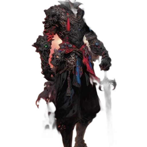 creature, staff, dragon, mask transparent PNG cut-out