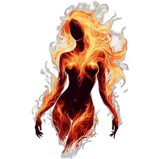 dress, hair, fantasy art, concept art transparent PNG cut-out