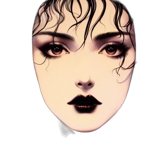 face, mask, jewelry, hat transparent PNG cut-out