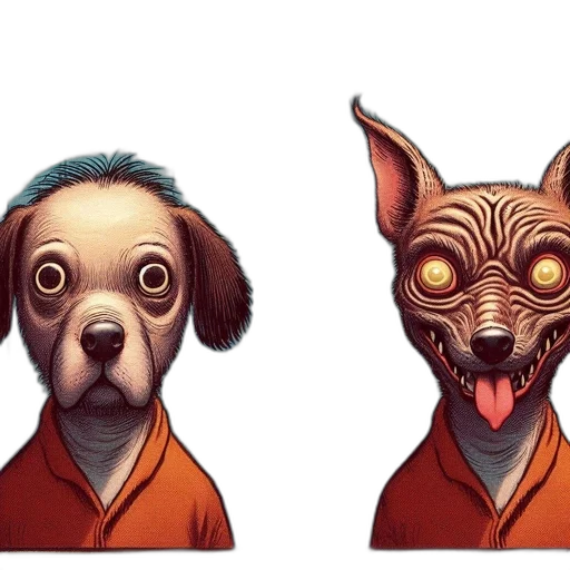 mask, creature, face, concept art transparent PNG cut-out