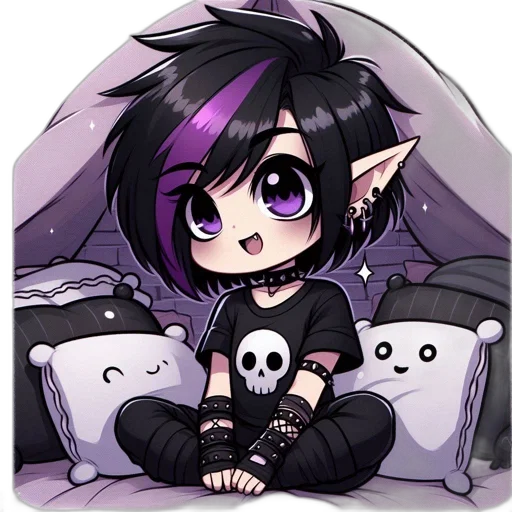 pixel art, cartoon, anime, fantasy art transparent PNG cut-out