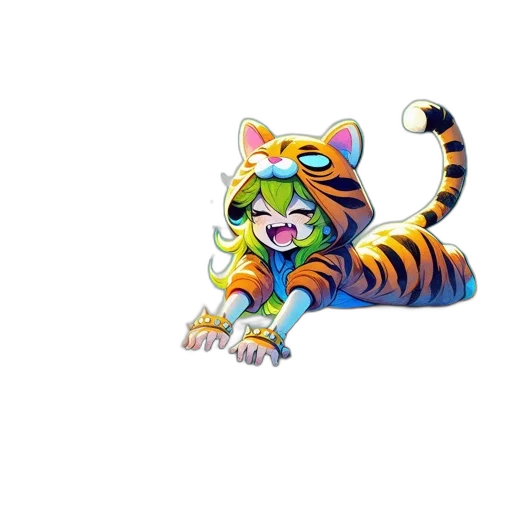 staff, animal, creature, pixel art transparent PNG cut-out