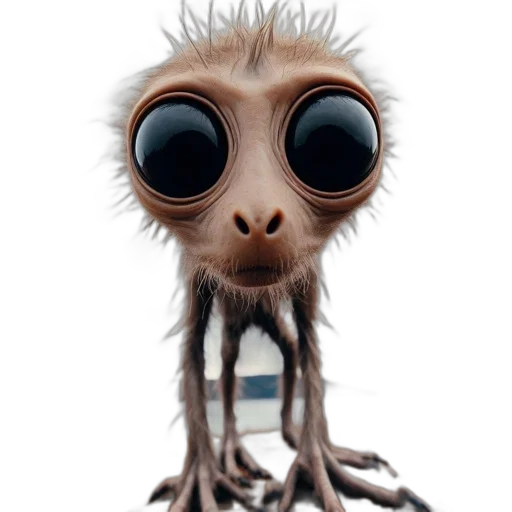 creature, animal, hair, robot transparent PNG cut-out