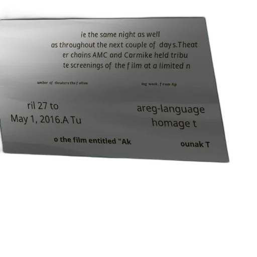 3d render, tuareg-language, homage, film transparent PNG cut-out
