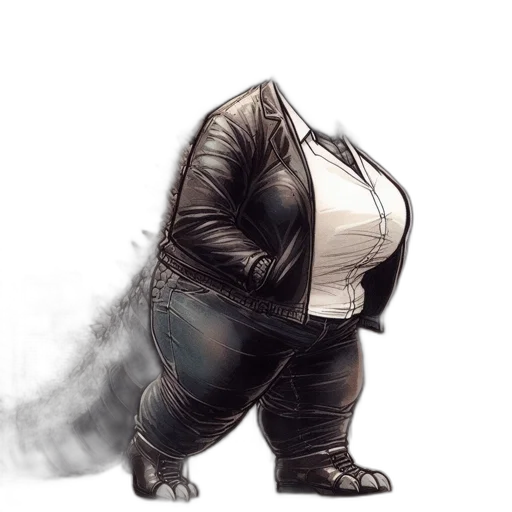 jacket, creature, animal, robot transparent PNG cut-out
