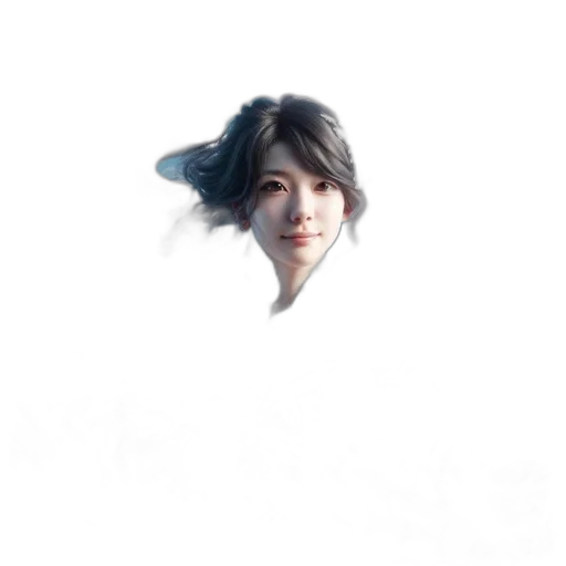 face, mask, creature, hair transparent PNG cut-out