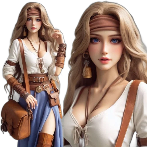 fantasy art, concept art, 3d render, photorealistic transparent PNG cut-out