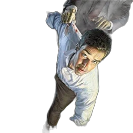 staff, jacket, face, creature transparent PNG cut-out