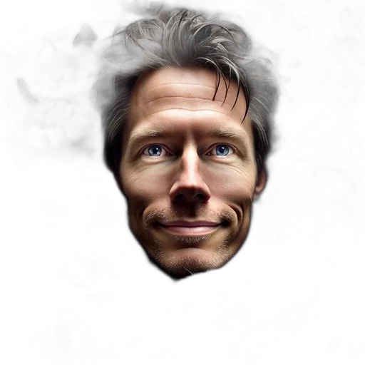 face, hair, mask, photorealistic transparent PNG cut-out