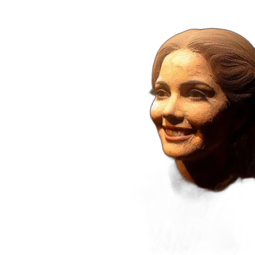 face, mask, crown, hair transparent PNG cut-out