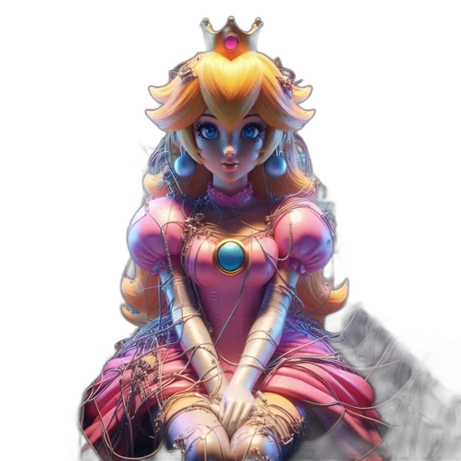 crown, dress, mask, staff transparent PNG cut-out