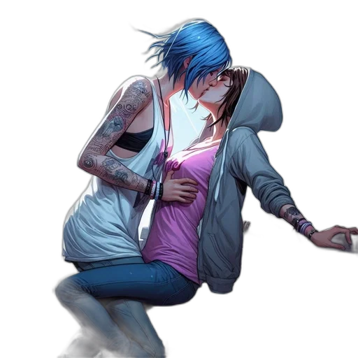 creature, jacket, concept art, cyberpunk transparent PNG cut-out