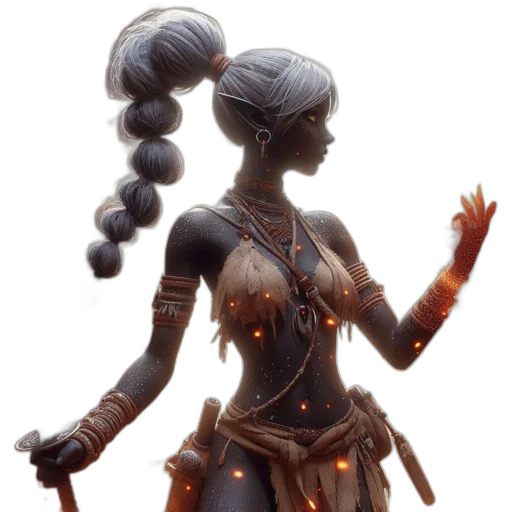 staff, dress, concept art, fantasy art transparent PNG cut-out