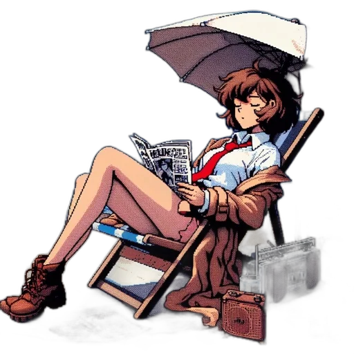umbrella, robot, dress, furniture transparent PNG cut-out