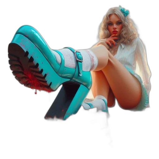 shoes, weapon, robot, staff transparent PNG cut-out