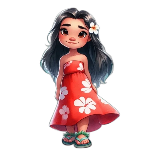 dress, concept art, fantasy art, cartoon transparent PNG cut-out