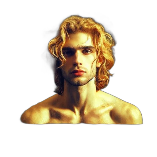 face, crown, jacket, hair transparent PNG cut-out