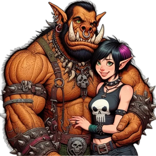 comic book art, fantasy art, concept art, pixel art transparent PNG cut-out