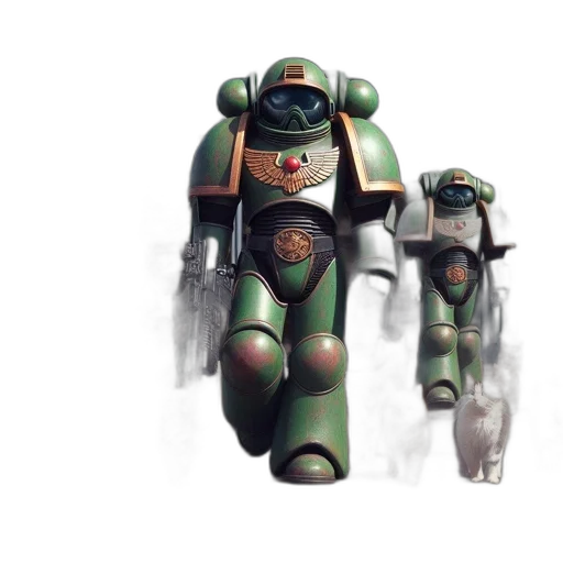 robot, weapon, concept art, 3d render transparent PNG cut-out