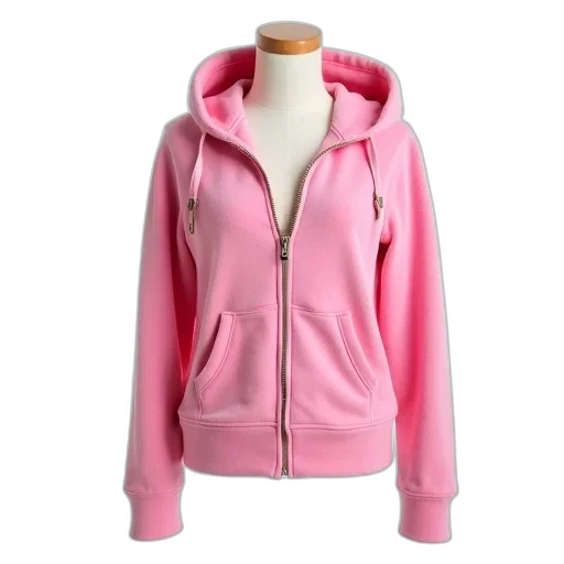 jacket, 3d render, neon, pink transparent PNG cut-out