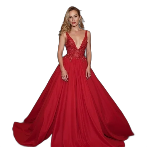dress, red, kateram, nixon transparent PNG cut-out