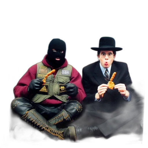 mask, hat, jacket, concept art transparent PNG cut-out