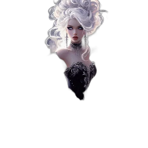 hair, crown, face, mask transparent PNG cut-out