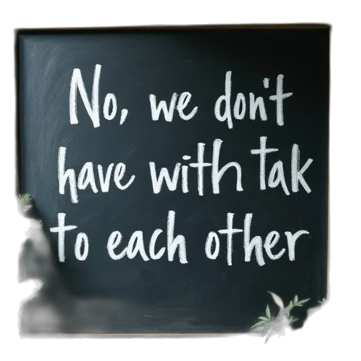 chalkboard, sign, says, don transparent PNG cut-out