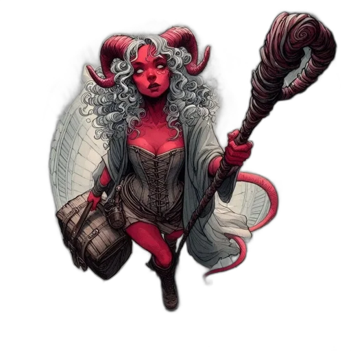 staff, fantasy art, concept art, comic book art transparent PNG cut-out