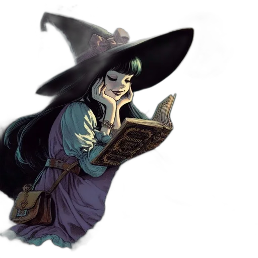 staff, hat, mask, fantasy art transparent PNG cut-out