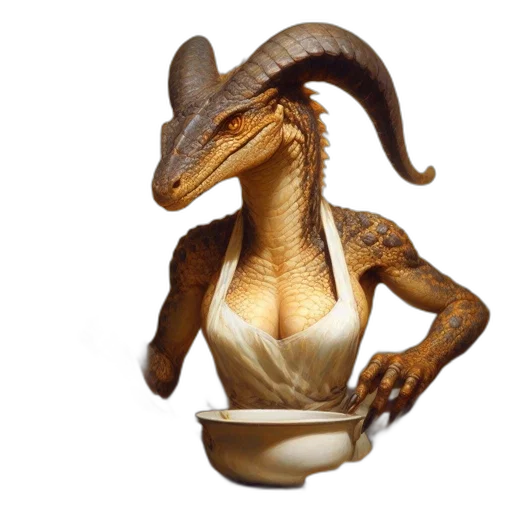 dragon, creature, hat, animal transparent PNG cut-out
