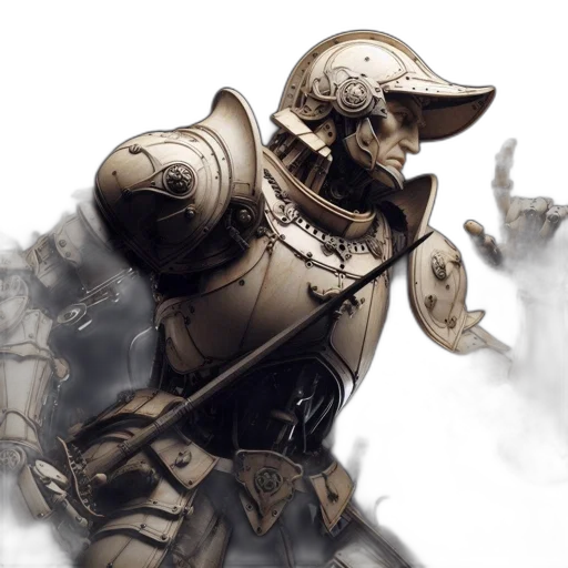 robot, concept art, fantasy art, comic book art transparent PNG cut-out