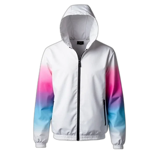 jacket, vaporwave, pastel, colorful transparent PNG cut-out