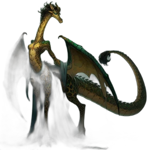 dragon, staff, creature, sword transparent PNG cut-out
