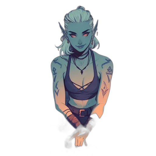 creature, staff, dragon, concept art transparent PNG cut-out