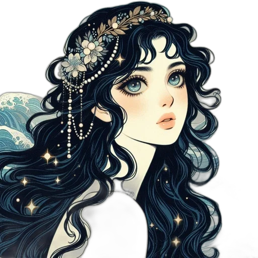 crown, dress, fantasy art, concept art transparent PNG cut-out
