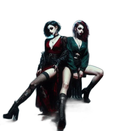 concept art, cyberpunk, fantasy art, pixel art transparent PNG cut-out