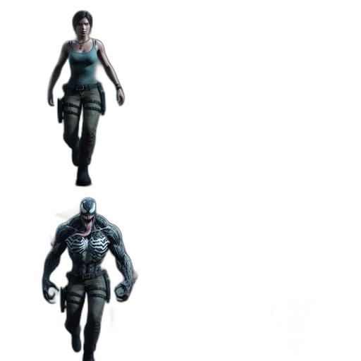 robot, jacket, concept art, 3d render transparent PNG cut-out