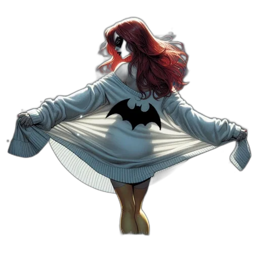 dress, jacket, creature, concept art transparent PNG cut-out