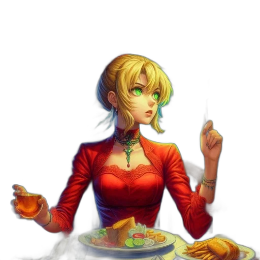 food, staff, robot, face transparent PNG cut-out