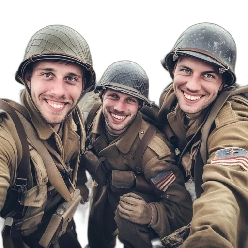 staff, hat, jacket, face transparent PNG cut-out