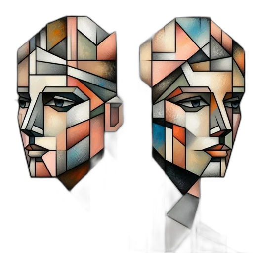 face, mask, robot, crown transparent PNG cut-out