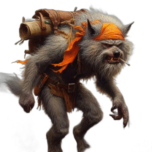 creature, staff, animal, concept art transparent PNG cut-out