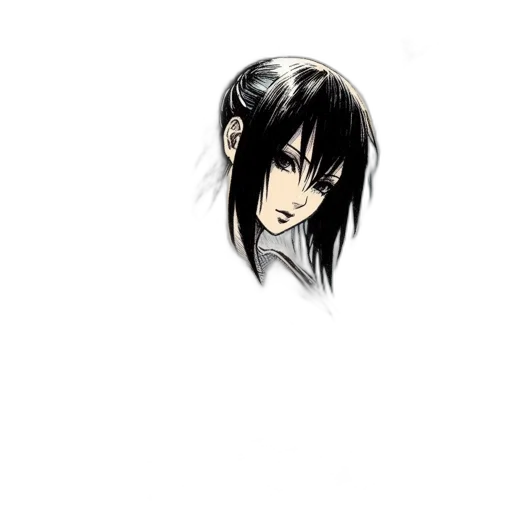 hair, mask, staff, face transparent PNG cut-out