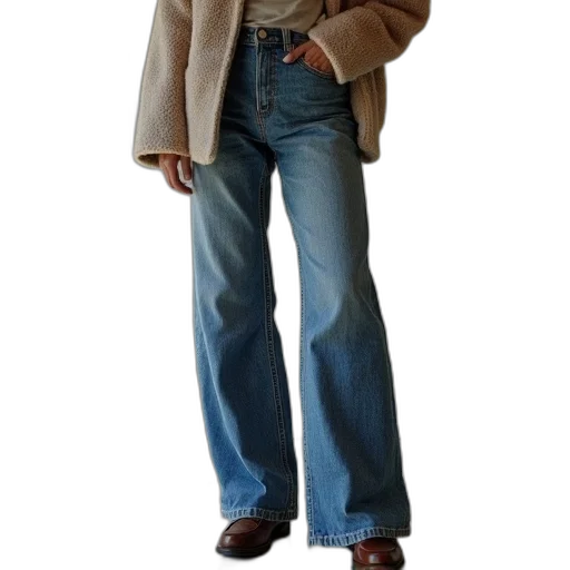 jacket, staff, hat, 3d render transparent PNG cut-out