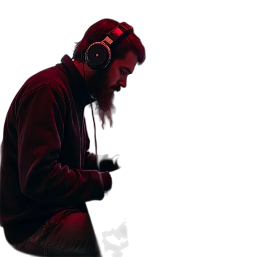 jacket, face, staff, mask transparent PNG cut-out