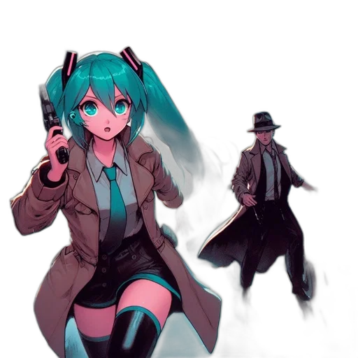 weapon, staff, jacket, concept art transparent PNG cut-out