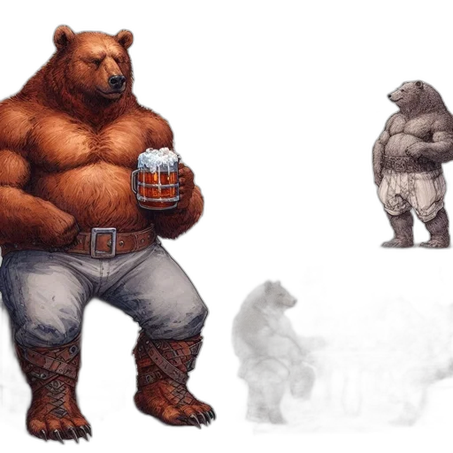 concept art, pixel art, fantasy art, comic book art transparent PNG cut-out