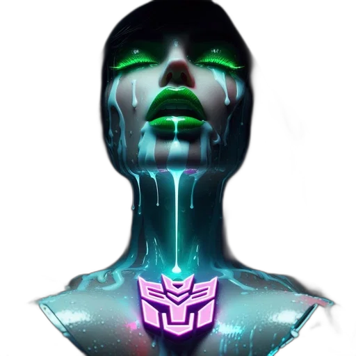 robot, mask, face, creature transparent PNG cut-out