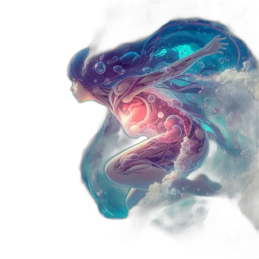 dragon, mask, creature, hair transparent PNG cut-out